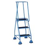 Light Blue 3 Tread Step Ladder (Load capacity: 125kg) 385134 SBY29292