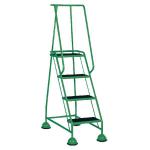 Green 4 Tread Step Ladder (Load capacity: 125kg) 385140 SBY29298