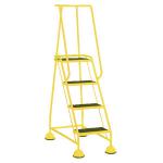 Yellow 4 Tread Step Ladder (Load capacity: 125kg) 385141 SBY29299