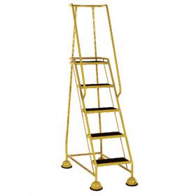 Yellow 5 Tread Step Ladder (Load capacity: 125kg) 385145 SBY29303