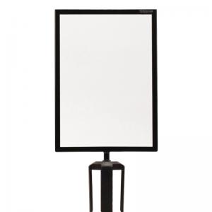 Tensabarrier Vfm Barrier System Sign Holder A4 Portrait Black 326403