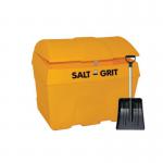 Slingsby Heavy Duty Salt and Grit Bin without Hopper Feed with Hasp Yellow 200L 389095 SBY35429