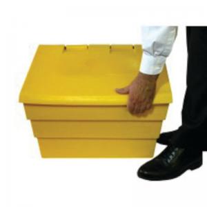 Slingsby Mini Salt and Grit Bin Yellow 50L 389110 SBY35435