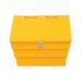 Mini Salt and Grit Bin with Locking Lid Yellow 50L 389111 SBY35436