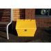 Mini Salt and Grit Bin with Locking Lid Yellow 50L 389111 SBY35436