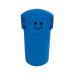 VFM Spacebin Hooded Plastic/Galvinised Liner Face Logo 145L Blu 394242 SBY39350