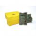 Salt and Grit Bin Supplied with Salt Yellow 115L 395091 SBY40175