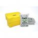 Salt and Grit Bin Supplied with Salt Yellow 115L 395095 SBY40179