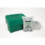 Salt and Grit Bin Supplied with Salt Green 115L 395097 SBY40181