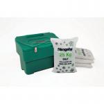 Salt and Grit Bin with Optional Locking Green 115L 395098 SBY40182