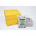 Rota-moulded Stackable Salt and Grit Bin Supplied with White Salt Yellow 170L 395104 SBY40188