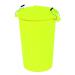 Dustbin with Clip On Lid Yellow 90L 415696