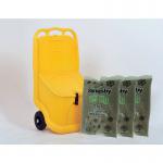 Mobile Salt and Grit Bin Kit Yellow 75L with De-icing Salt 399638 SBY44698