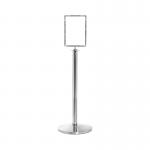 VFM Flat Top Post and Sign Holder Silver 399898 SBY44945