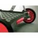 Clax Folding Trolley with Folding Box GreyRed 413615 SBY58088