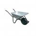 Galvanised Steel Wheelbarrow with Pneumatic Tyre 100 Litre 418636 SBY62640