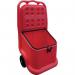 Mobile Salt and Grit Bin Kit Red 75L with White De-icing Salt 418884 SBY62844