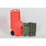 Mobile Salt and Grit Bin Kit Red 75L with De-icing Salt 418885 SBY62845