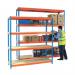 Heavy Duty Painted Additional Shelf 1500x600mm OrangeZinc 378853 SBY92220