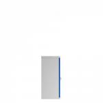 Phoenix SC Series SC1010GBK 2 Door 1 Shelf Steel Storage Cupboard Grey Body & Blue Doors with Key Lock SC1010GBK