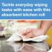 Tork Extra Absorbent Kitchen Roll 2-Ply White (Pack of 24) 120269 SCA00630