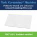 Tork Xpressnap 1-Ply Napkins 4 Fold White (Pack of 1125) 10840 SCA05398