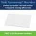 Tork Xpressnap 1-Ply Napkins 4 Fold White (Pack of 1125) 10840 SCA05398