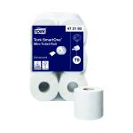 Tork T9 SmartOne Mini Toilet Roll 2-Ply 620 Sheets (Pack of 12) 472193 SCA05413