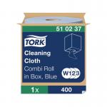 Tork Multi Purpose Cloth Combi Roll 152m Blue 510237 SCA05743
