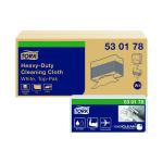 Tork W4 Cleaning Cloth White 100 Sheets (Pack of 5) 530178 SCA05760