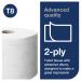 Tork SmartOne Toilet Roll 2-Ply White 1150 Sheets (Pack of 6) 472242 SCA05853