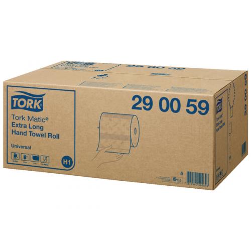2 Ply Pack of 6 Tork Matic Soft Hand Towel Roll 150m White 290067