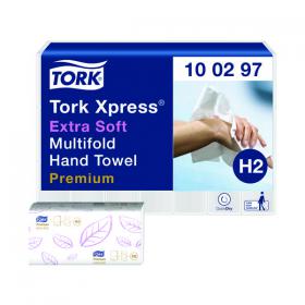Tork Xpress Multifold Hand Towel H2 White 100 Sheets (Pack of 21) 100297 SCA12427