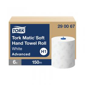 Tork Matic Hand Towel H1 White 150m (6 Pack) 290067 SCA13871
