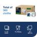 Tork 2 in 1 Scouring and Cleaning Cloth White 450150 (Pack of 360) SCA14829