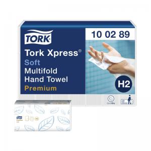 Tork Xpress Multifold Hand Towel H2 White 150 Sheets Pack of 21 100289
