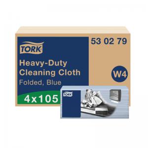 Tork Heavy Duty Cleaning Cloth 105 Sheets Pack of 4 530279 SCA18320