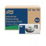 Tork Heavy-Duty Industrial Cleaning Cloth White (Pack of 240) 570479 SCA18330