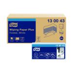 Tork W4 Wiping Paper + White 2-Ply 200 Sheets (Pack of 5) 130043 SCA18343