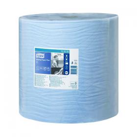 Tork W1 Wiping Paper Plus 2-Ply Blue 130050 SCA18355