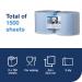Tork 2-Ply Blue Roll 255m (2 Pack) 130052 SCA18358