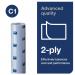 Tork C1 Couch Roll 2-Ply 54m Blue (Pack of 9) 152250 SCA23032