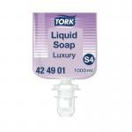 Tork Luxury Soft Liquid Soap (Pack of 6) 424901 SCA28372