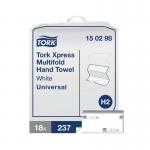 Tork Xpress Universal Z-Fold Multifold Hand Towel 2-Ply White (Pack of 4266) 150298 SCA30170