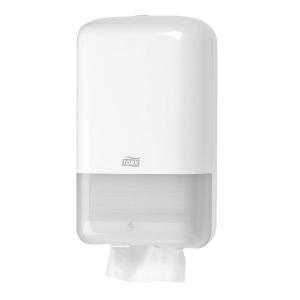 Image of Tork T3 Folded Toilet Tissue Dispenser White 556000 SCA35482