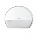 Tork T2 Mini Jumbo Toilet Roll Dispenser White 555000 SCA35484