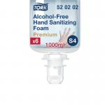 Tork Alcohol-Free Foam Sanitiser 1000ml (Pack of 6) 520202 SCA37521