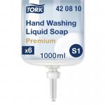 Tork Hand Washing Liquid Soap 1 Litre (6 Pack) 420810 SCA39439