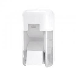 Tork OptiServe Coreless 2-Roll Toilet Roll Dispenser White 558041 SCA40361