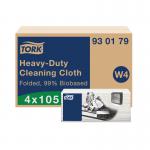 Tork Biobased Heavy-Duty Cleaning Cloth White (Pack of 420) 930179 SCA44186